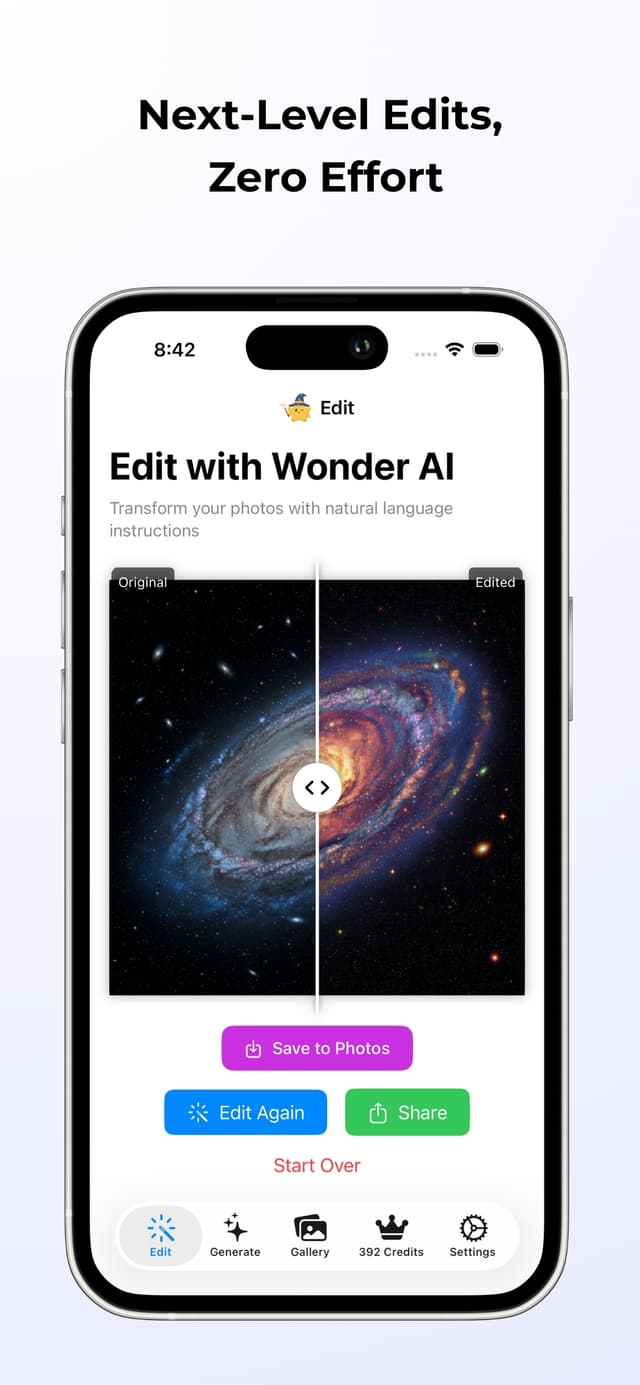 WonderEdit App Screenshot